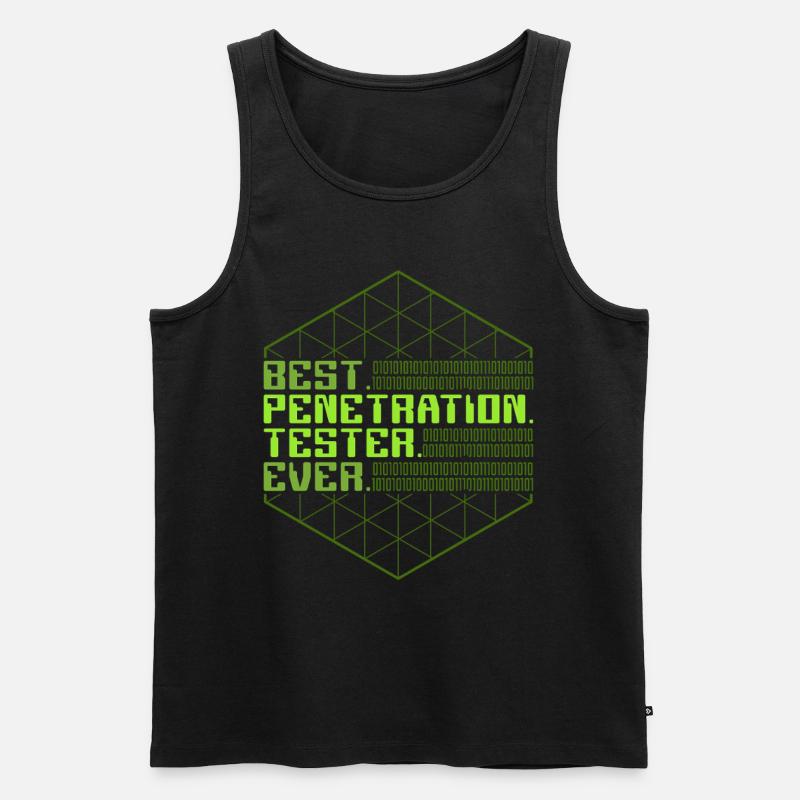 Penetrationstester Pentest Pentester - Männer Premium Bio Tank Top - Schwarz