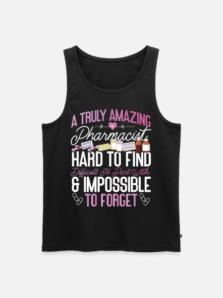 Pharmacy Tech Technician - Männer Premium Bio Tank Top - Schwarz