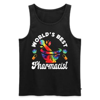 Pharmacy Tech Technician - Männer Premium Bio Tank Top - Schwarz - Vorne - Michal (187cm)