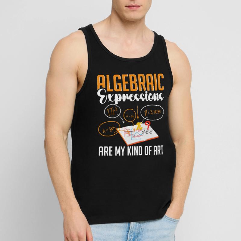 Math Math Math Teacher Math Teacher Men's Premium Organic Tank Top