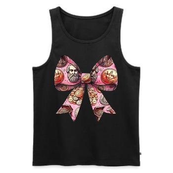 Coquette Bow Münzsammeln Münzsammler - Männer Premium Bio Tank Top - Schwarz - Vorne - Michal (187cm)