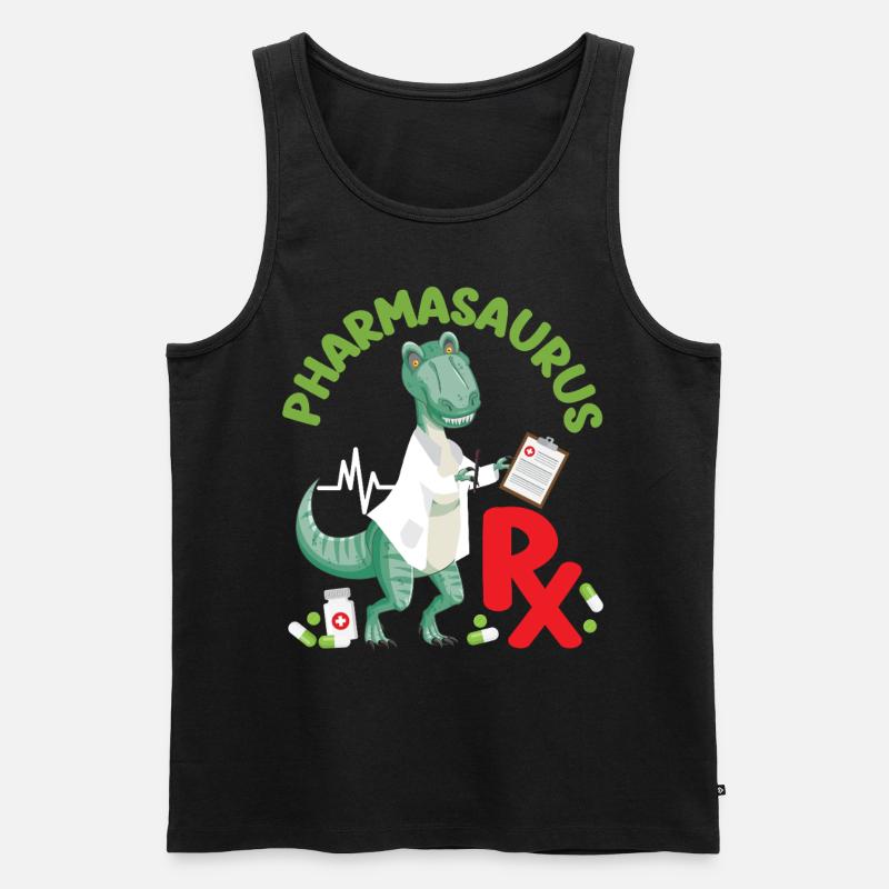 Pharmacy Tech Technician - Männer Premium Bio Tank Top - Schwarz