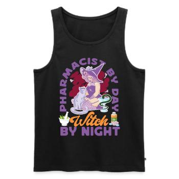 Pharmacy Tech Technician - Männer Premium Bio Tank Top - Schwarz - Vorne - Michal (187cm)