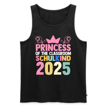Kita Farewell First Grade School Enrollment 2025 - Men's Premium Organic Tank Top - black - Front - Michal (187cm)