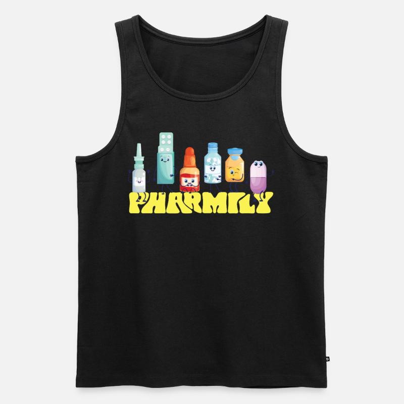 Pharmacy Tech Technician - Männer Premium Bio Tank Top - Schwarz