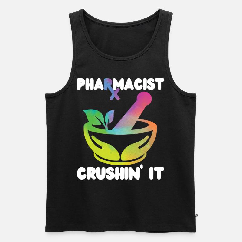 Pharmacy Tech Technician - Männer Premium Bio Tank Top - Schwarz