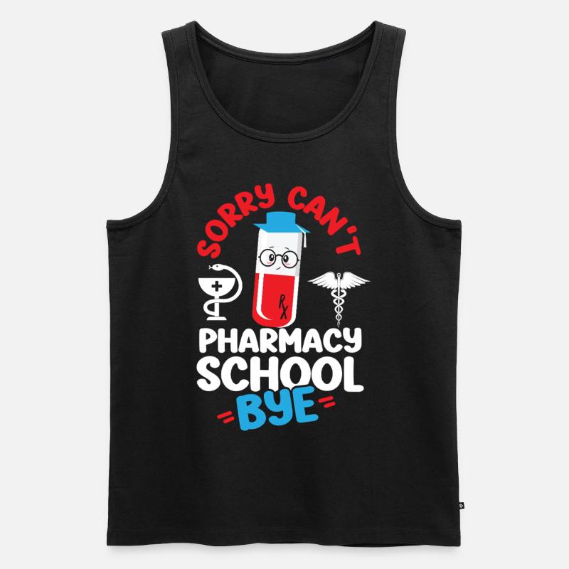 Pharmacy Tech Technician - Men's Premium Organic Tank Top - black