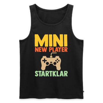 Mutter Vater Papa Mama Tochter Sohn - Männer Premium Bio Tank Top - Schwarz - Vorne - Michal (187cm)