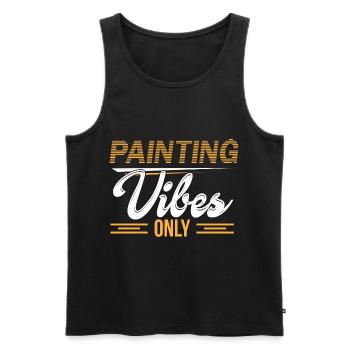 Maler und Lackierer, der Beste und Nervigste Beruf - Männer Premium Bio Tank Top - Schwarz - Vorne - Michal (187cm)