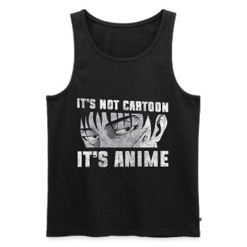 Japan Gaming Kawaii Otaku - Débardeur bio Premium Homme - noir - Devant - Michal (187cm)