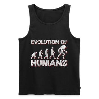 Monster Figure Cute - Men's Premium Organic Tank Top - black - Front - AI Model Male 178 light (178cm)