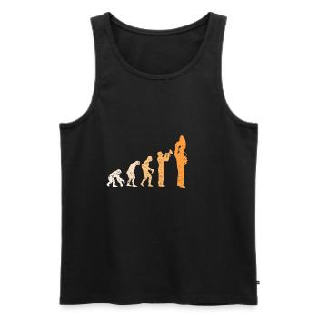 Witziges Tuba Spieler Band Marschieren Geschenk - Männer Premium Bio Tank Top - Schwarz - Vorne - AI Model Male 178 light (178cm)