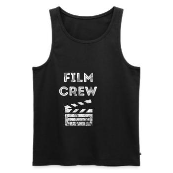 Film Crew Regisseur Filemacher Kameramann Filmkame - Männer Premium Bio Tank Top - Schwarz - Vorne - Michal (187cm)