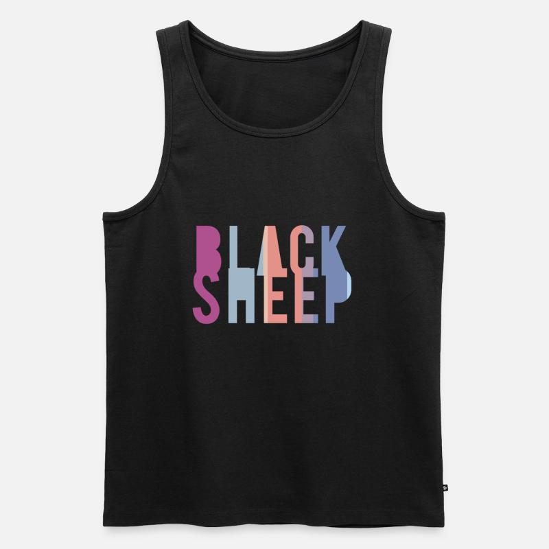 Black Sheep - Männer Premium Bio Tank Top - Schwarz