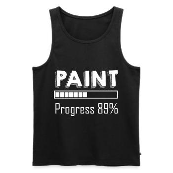 Maler und Lackierer, der Beste und Nervigste Beruf - Männer Premium Bio Tank Top - Schwarz - Vorne - Michal (187cm)