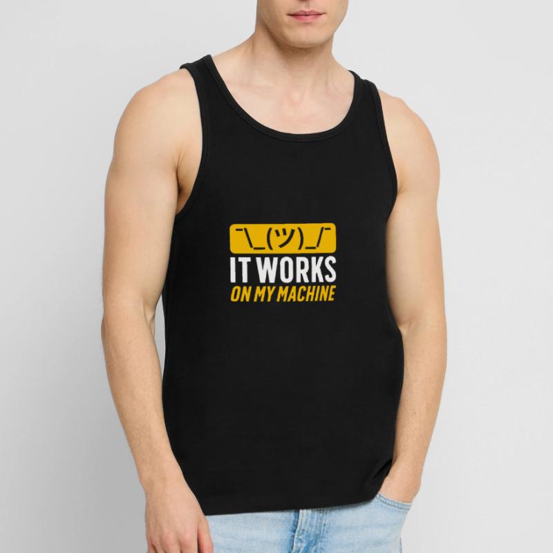 Ascii Coder CSS HTML Nerd Geek Programmierer Männer Premium Bio Tank Top