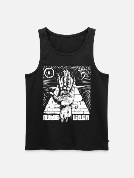 Alchemy Hand Mann Frau Kind - Männer Premium Bio Tank Top - Schwarz