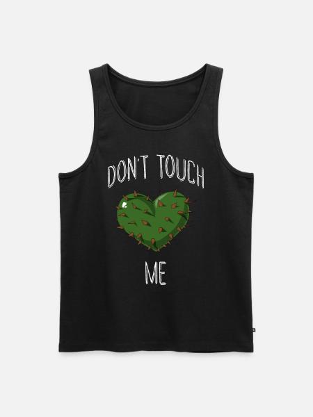 Dont touch me - Men's Premium Organic Tank Top - black