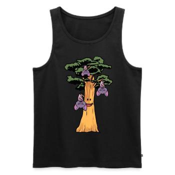 Conservation de la nature Ecologie Chauve-souris Forêt tropicale Animal forestier - Débardeur bio Premium Homme - noir - Devant - Michal (187cm)