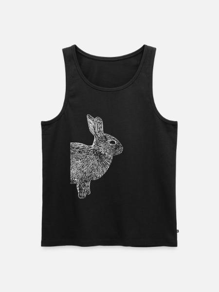 Rabbit Dwarf Rabbit - Men's Premium Organic Tank Top - black