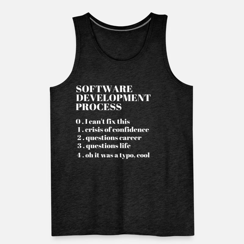 Softwareentwicklung Funny Coding Programming Männer Premium Bio Tank Top
