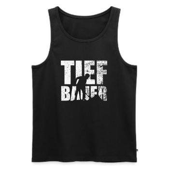 Civil engineering - Men's Premium Organic Tank Top - black - Front - AI Model Male 178 light (178cm)