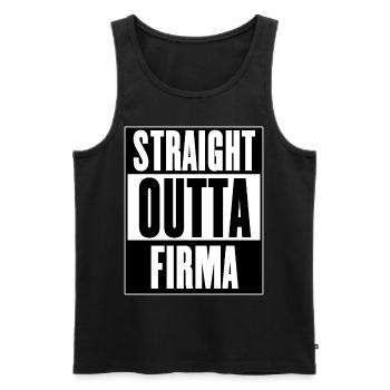 Abschiedsgeschenk Kollege Jobwechsel Geschenk - Männer Premium Bio Tank Top - Schwarz - Vorne - Michal (187cm)