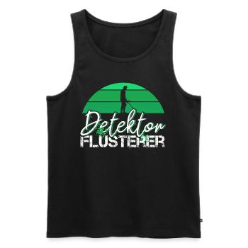 Toller Sondengänger Sondler - Männer Premium Bio Tank Top - Schwarz - Vorne - AI Model Male 178 light (178cm)
