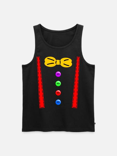 Clown costume - Men's Premium Organic Tank Top - black