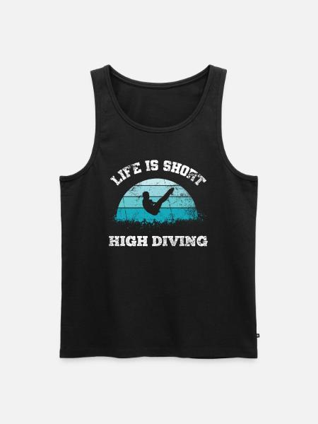 Plongée sous-marine - Débardeur bio Premium Homme - noir