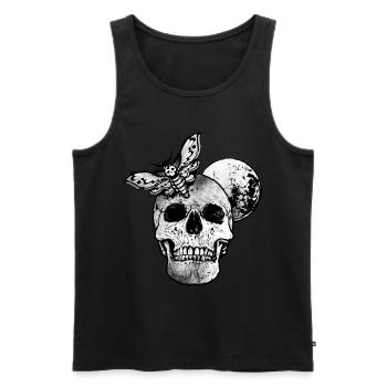 Skull Skull Skull Skirt Gothic - Débardeur bio Premium Homme - noir - Devant - Michal (187cm)