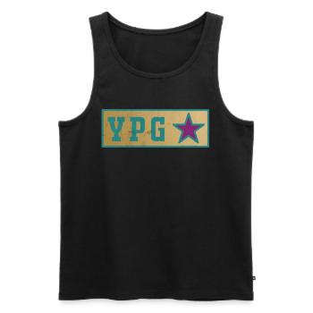 Kurdistan Kurds t shirt gift - Men's Premium Organic Tank Top - black - Front - Michal (187cm)