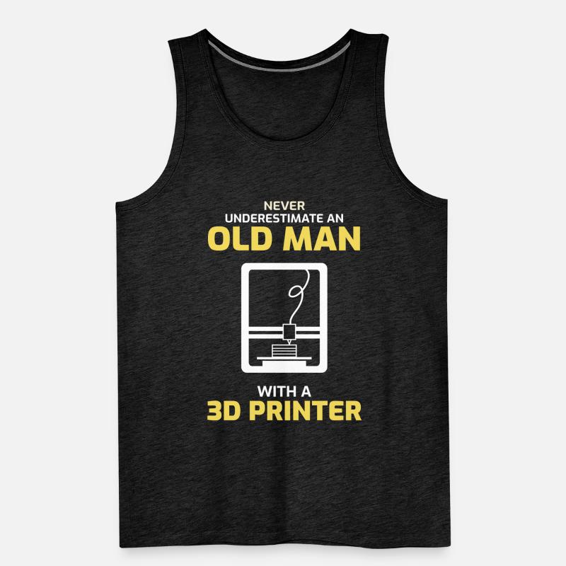 impression en 3D Débardeur bio Premium Homme