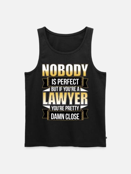 Attorney - Men's Premium Organic Tank Top - black