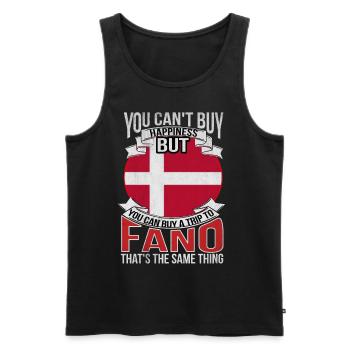 Fanø Fanö Skandinavien Nordsee - Männer Premium Bio Tank Top - Schwarz - Vorne - Michal (187cm)