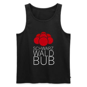schwarzwaldmädel schwarzwald schwarzwaldbub marie - Männer Premium Bio Tank Top - Schwarz - Vorne - Michal (187cm)