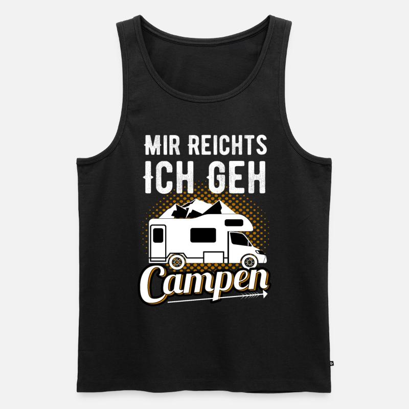 Wohnwagen Camper - Männer Premium Bio Tank Top - Schwarz