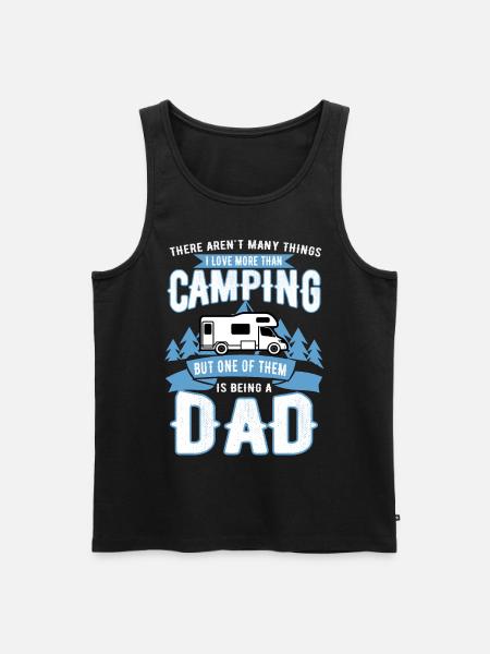 camper - Men's Premium Organic Tank Top - black