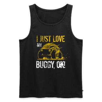 Geländewagen Buggy Off-Road - Männer Premium Bio Tank Top - Schwarz - Vorne - AI Model Male 178 light (178cm)
