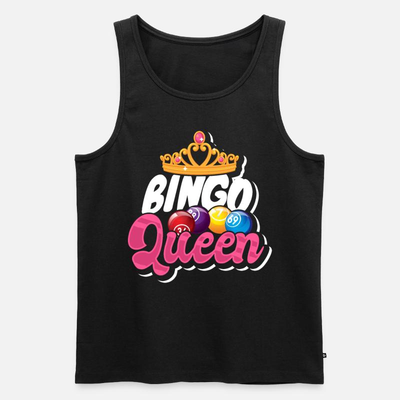 Bingo - Männer Premium Bio Tank Top - Schwarz