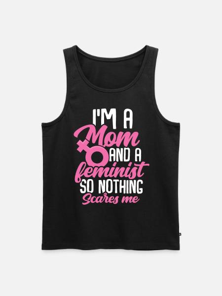 Feminist - Men's Premium Organic Tank Top - black