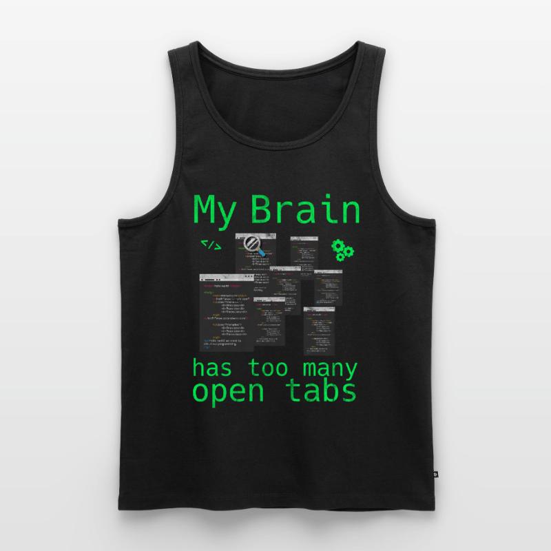 Informatique Hacker Programmer Binary Pc Computer Débardeur bio Premium Homme