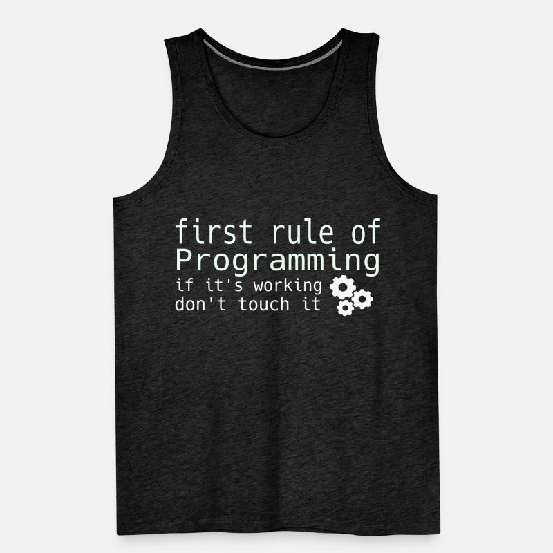 Informatique Hacker Programmer Binary Pc Computer Débardeur bio Premium Homme