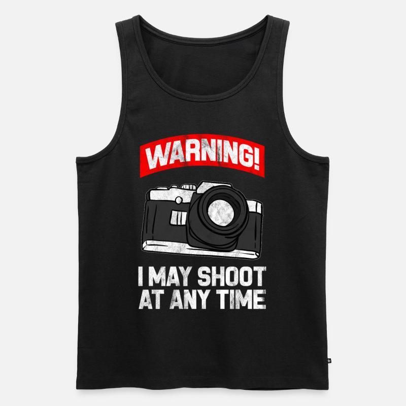 Fotograf - Männer Premium Bio Tank Top - Schwarz