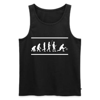 Bowling - Männer Premium Bio Tank Top - Schwarz - Vorne - Michal (187cm)