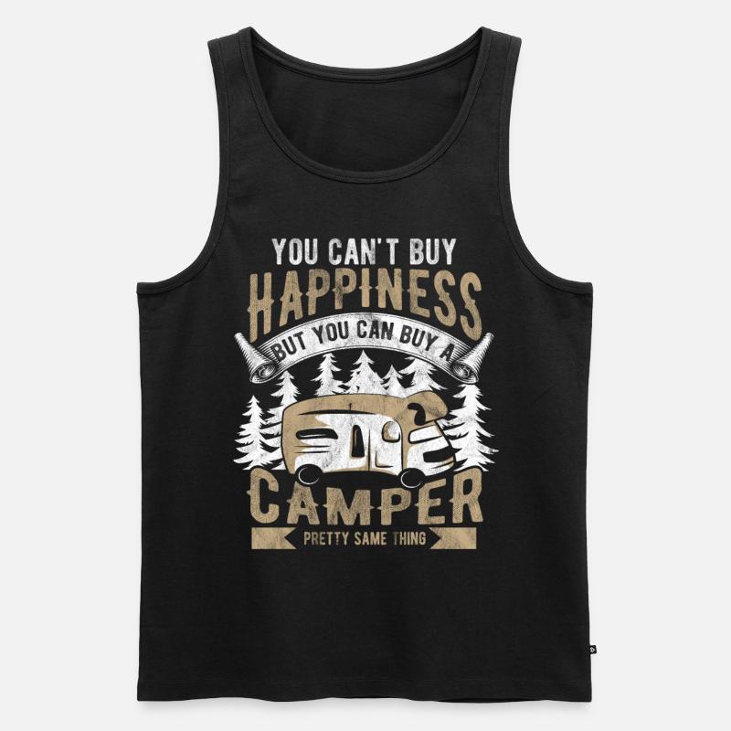 Camper - Männer Premium Bio Tank Top - Schwarz