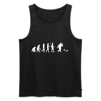 Bowling - Men's Premium Organic Tank Top - black - Front - AI Model Male 178 light (178cm)