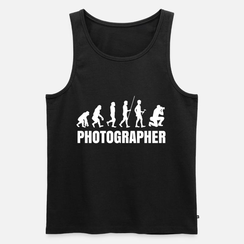 Fotograf - Männer Premium Bio Tank Top - Schwarz
