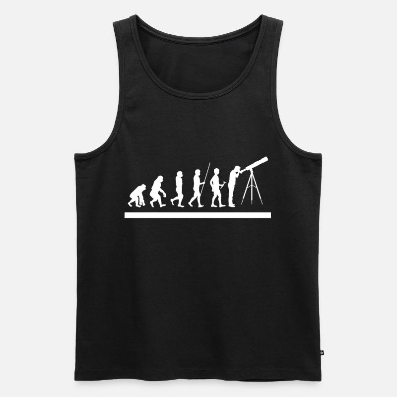 Astronomie - Männer Premium Bio Tank Top - Schwarz