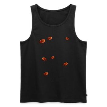 Ticks Ticks Bloodsucker Summer Vermin Blood - Men's Premium Organic Tank Top - black - Front - AI Model Male 178 light (178cm)